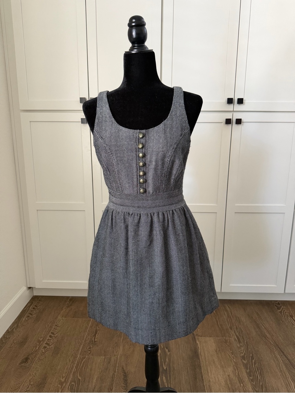 Kimchi Blue Urban Outfitter Black Tweed Dress